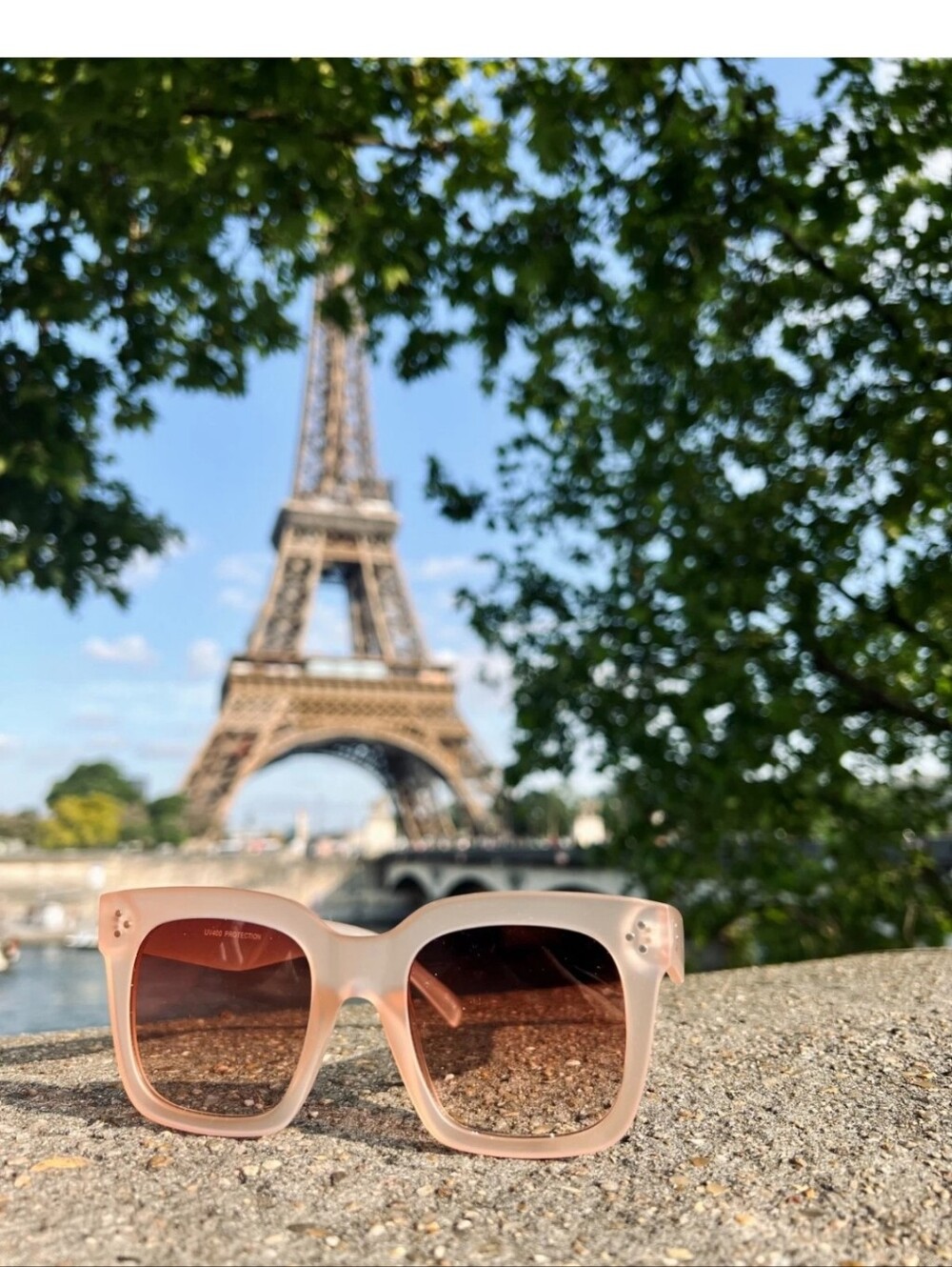 Square Oversized Frosted Pink Sunglasses